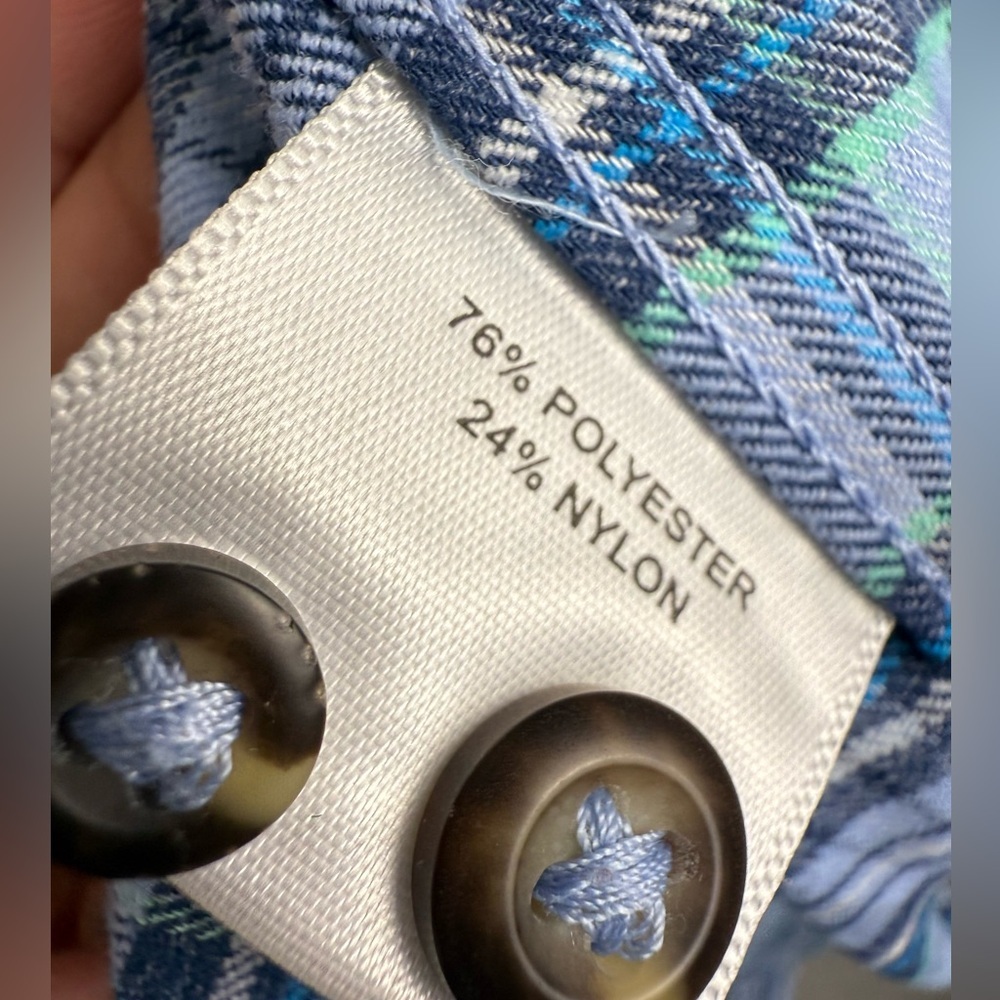 Peter Millar men’s button down size XL preowned - image 7